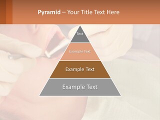 A Woman Getting Her Teeth Checked By A Dentist PowerPoint Template