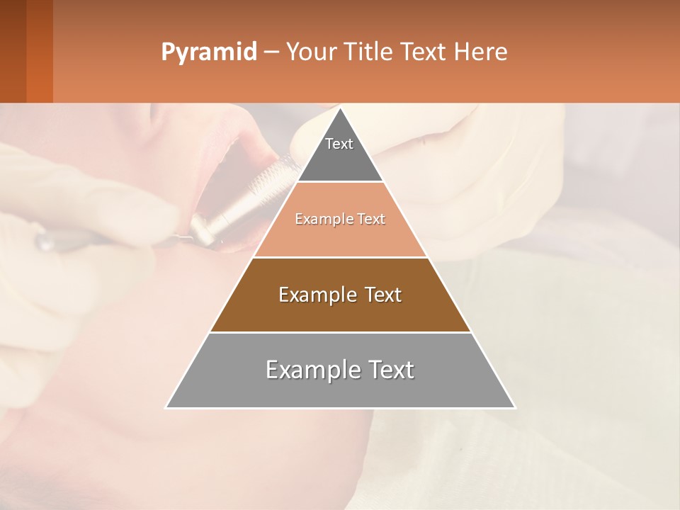 A Woman Getting Her Teeth Checked By A Dentist PowerPoint Template