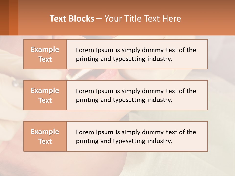 A Woman Getting Her Teeth Checked By A Dentist PowerPoint Template