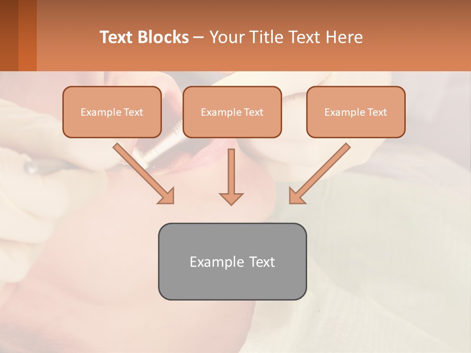 A Woman Getting Her Teeth Checked By A Dentist PowerPoint Template