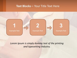 A Woman Getting Her Teeth Checked By A Dentist PowerPoint Template