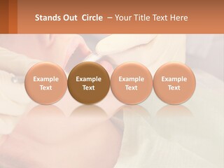 A Woman Getting Her Teeth Checked By A Dentist PowerPoint Template