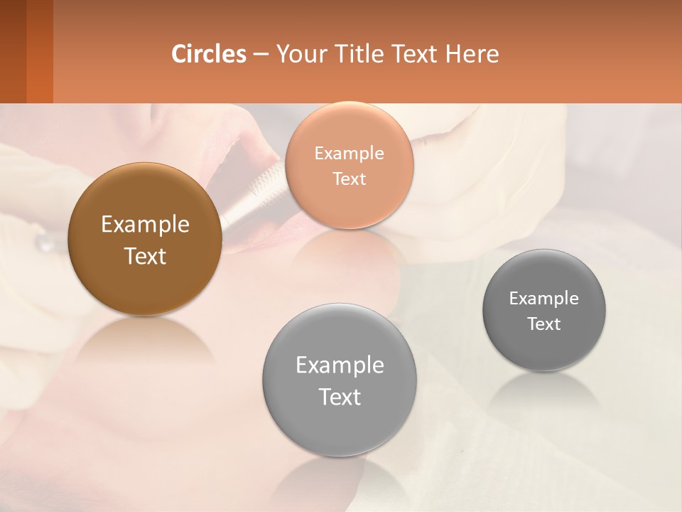 A Woman Getting Her Teeth Checked By A Dentist PowerPoint Template