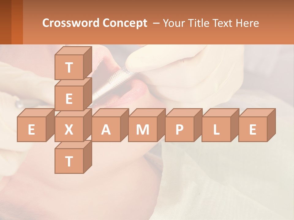 A Woman Getting Her Teeth Checked By A Dentist PowerPoint Template