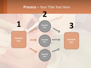 A Woman Getting Her Teeth Checked By A Dentist PowerPoint Template