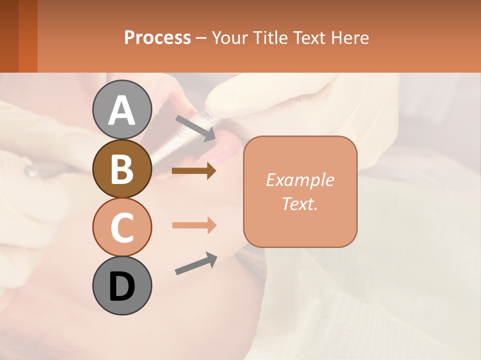 A Woman Getting Her Teeth Checked By A Dentist PowerPoint Template