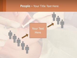 A Woman Getting Her Teeth Checked By A Dentist PowerPoint Template