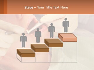 A Woman Getting Her Teeth Checked By A Dentist PowerPoint Template