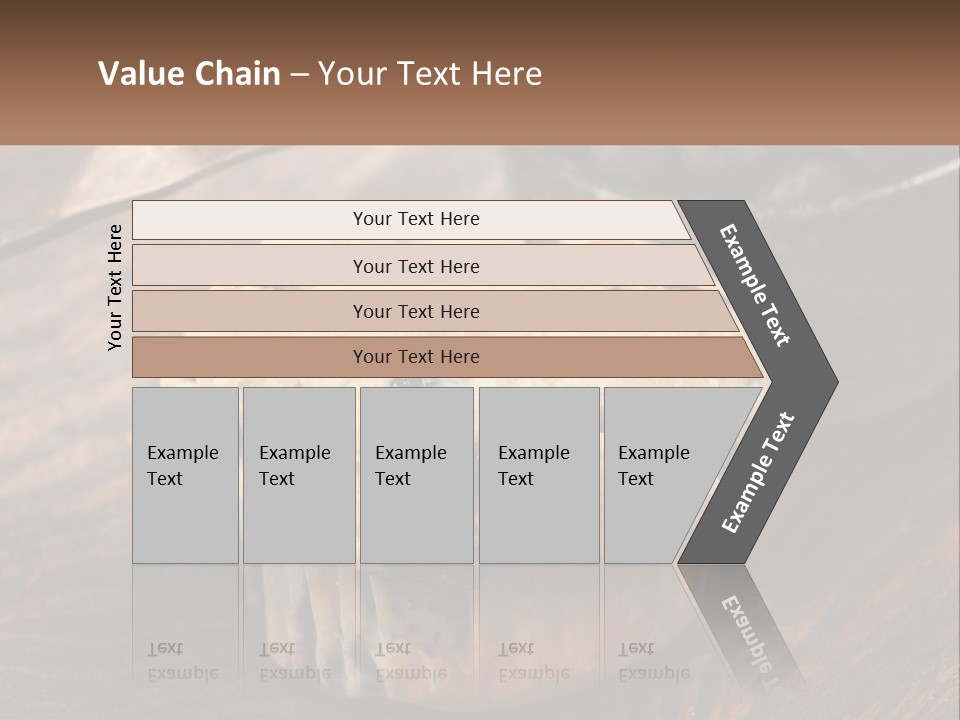 A Blueberry Muffin Sitting On Top Of A Wooden Table PowerPoint Template