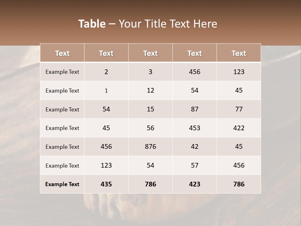 A Blueberry Muffin Sitting On Top Of A Wooden Table PowerPoint Template