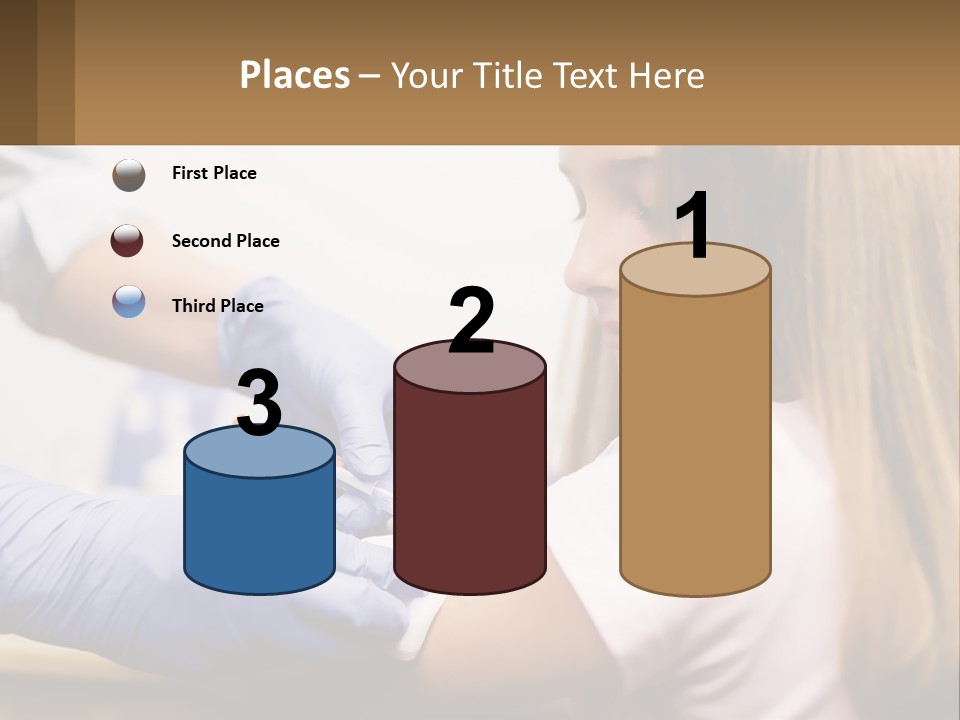 A Little Girl Getting Her Teeth Checked By A Dentist PowerPoint Template