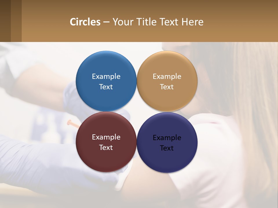 A Little Girl Getting Her Teeth Checked By A Dentist PowerPoint Template