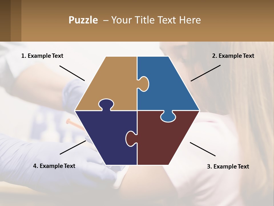 A Little Girl Getting Her Teeth Checked By A Dentist PowerPoint Template