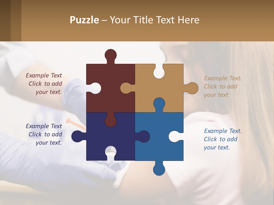 A Little Girl Getting Her Teeth Checked By A Dentist PowerPoint Template