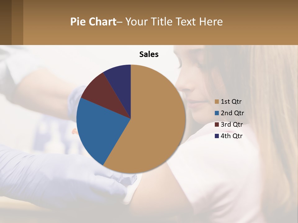 A Little Girl Getting Her Teeth Checked By A Dentist PowerPoint Template