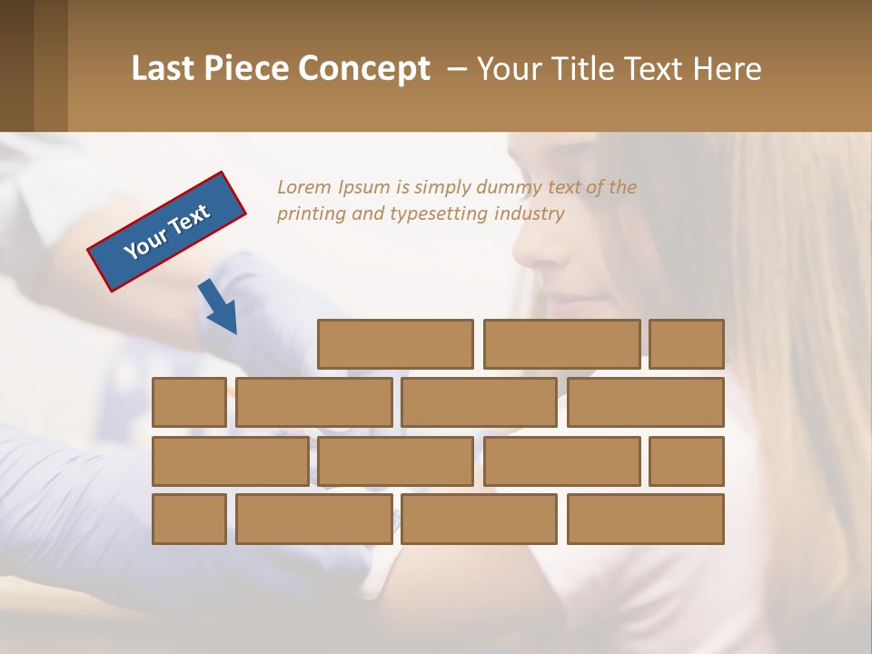 A Little Girl Getting Her Teeth Checked By A Dentist PowerPoint Template