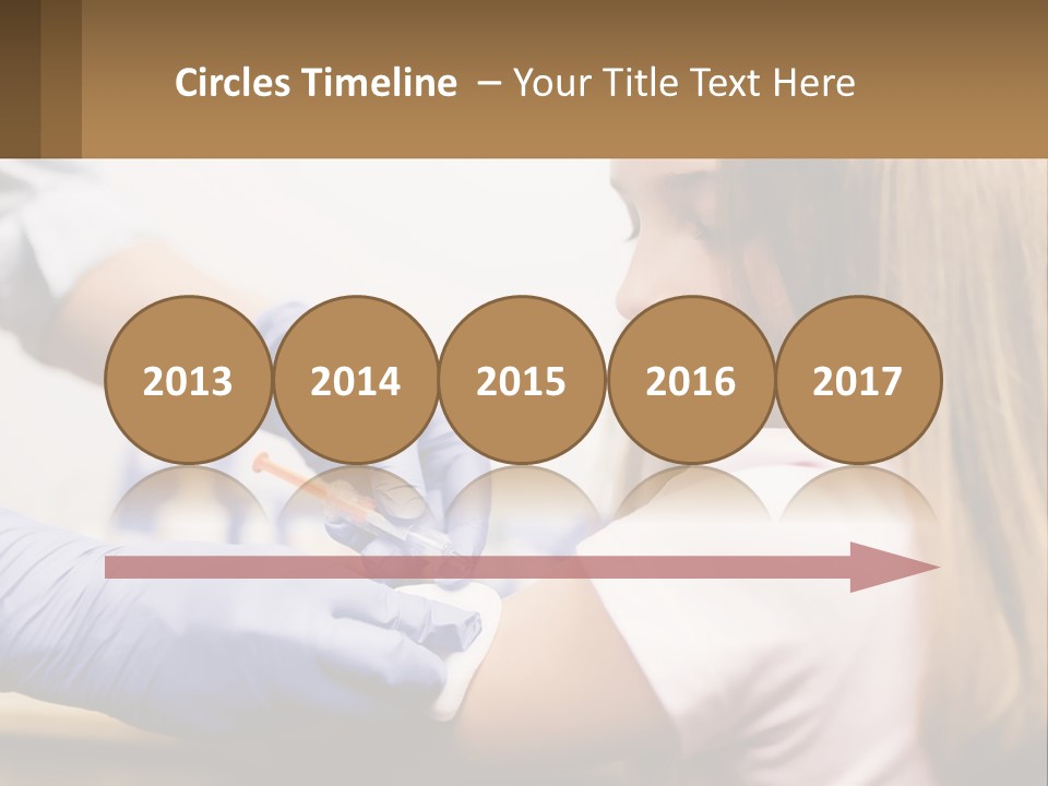 A Little Girl Getting Her Teeth Checked By A Dentist PowerPoint Template