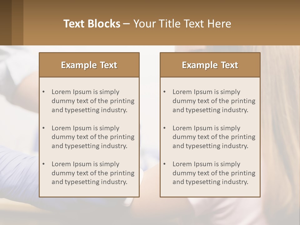A Little Girl Getting Her Teeth Checked By A Dentist PowerPoint Template