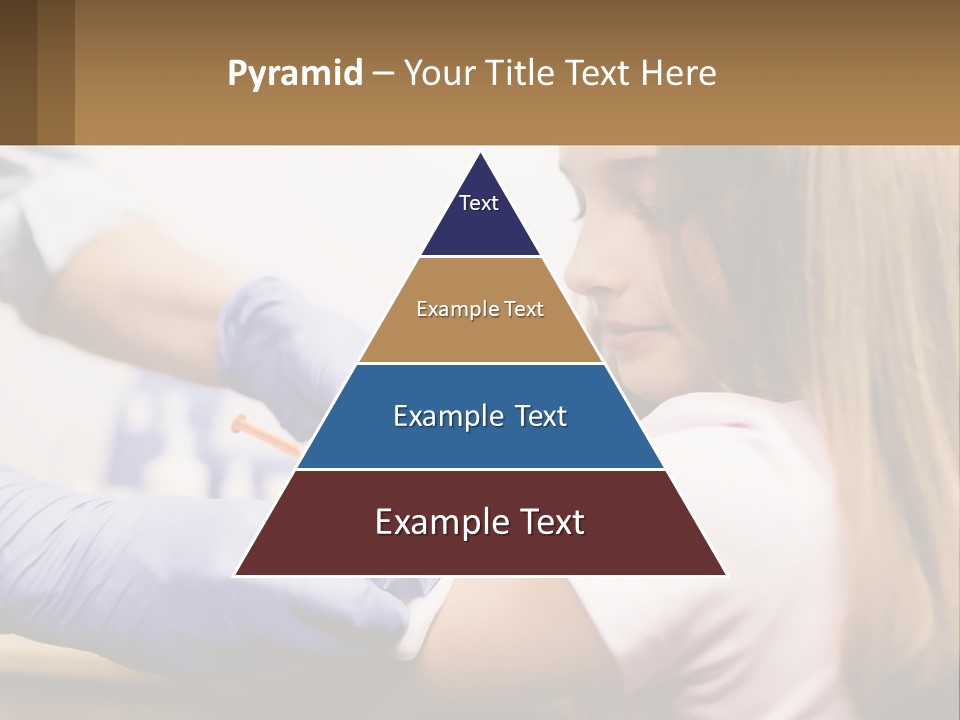 A Little Girl Getting Her Teeth Checked By A Dentist PowerPoint Template