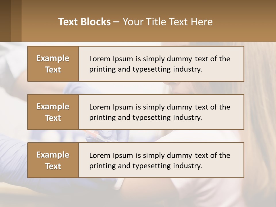 A Little Girl Getting Her Teeth Checked By A Dentist PowerPoint Template