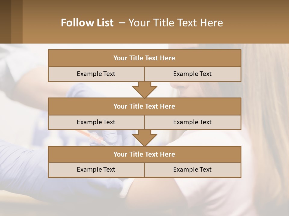 A Little Girl Getting Her Teeth Checked By A Dentist PowerPoint Template