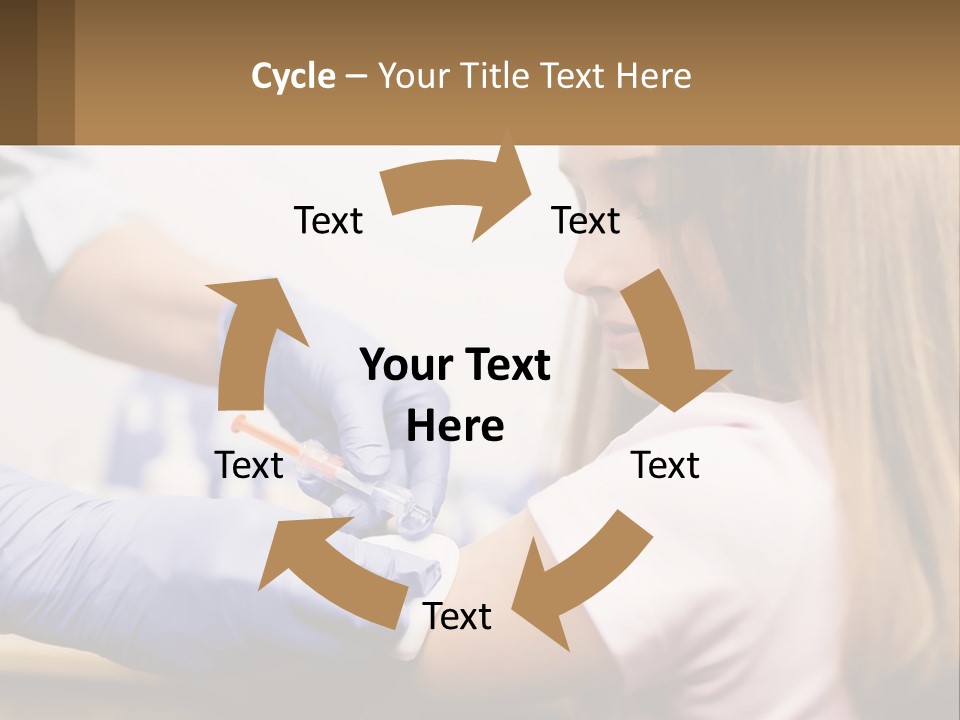 A Little Girl Getting Her Teeth Checked By A Dentist PowerPoint Template