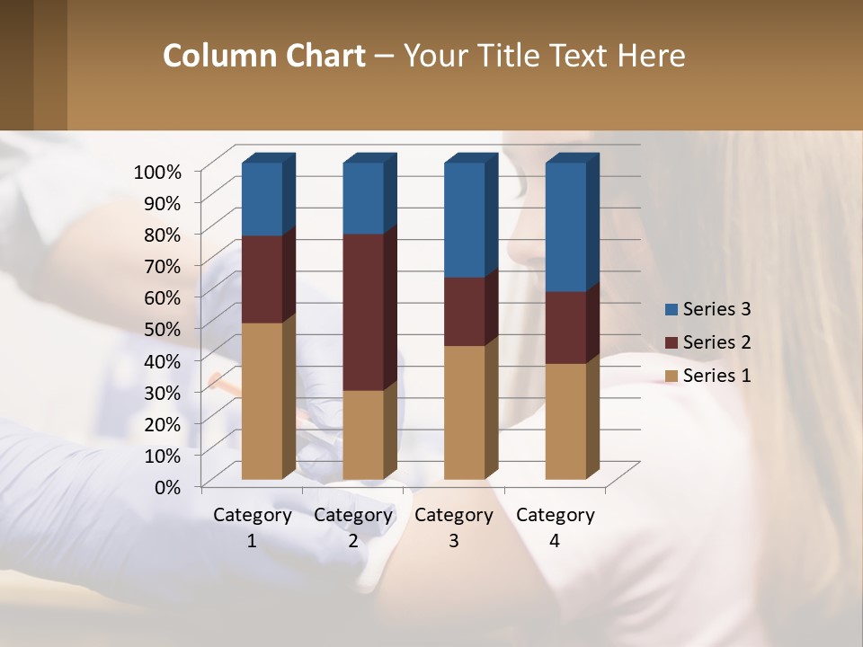 A Little Girl Getting Her Teeth Checked By A Dentist PowerPoint Template