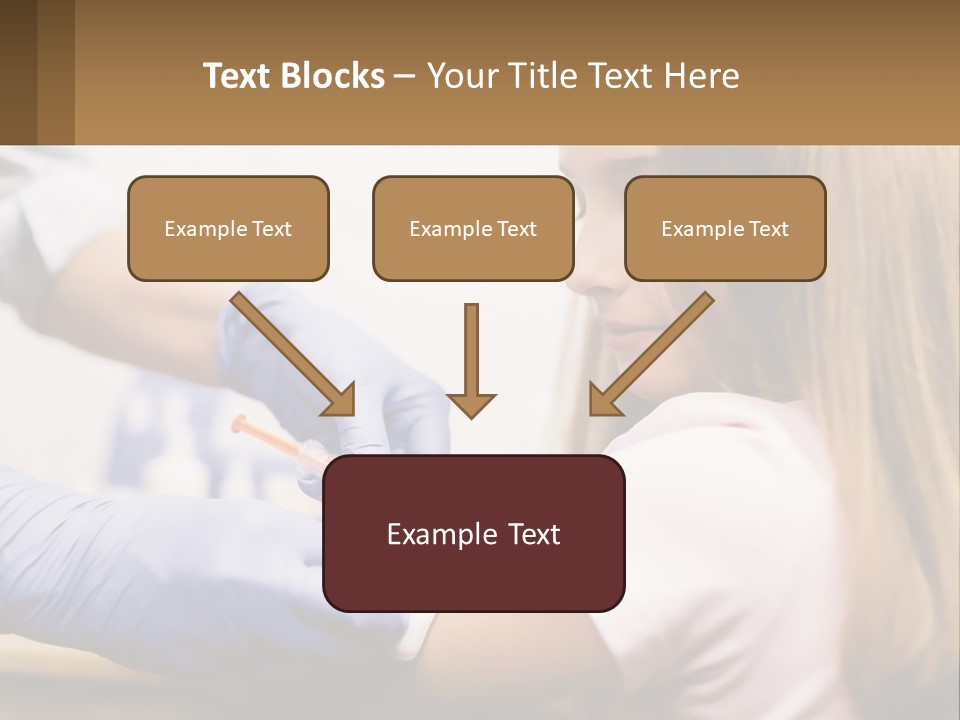 A Little Girl Getting Her Teeth Checked By A Dentist PowerPoint Template