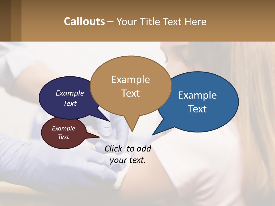 A Little Girl Getting Her Teeth Checked By A Dentist PowerPoint Template