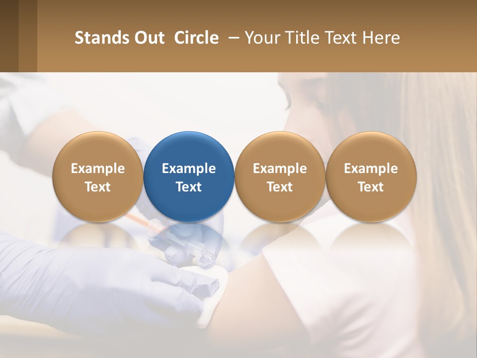 A Little Girl Getting Her Teeth Checked By A Dentist PowerPoint Template