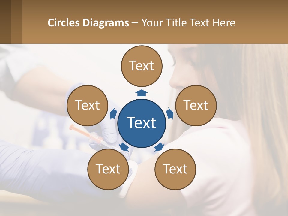 A Little Girl Getting Her Teeth Checked By A Dentist PowerPoint Template
