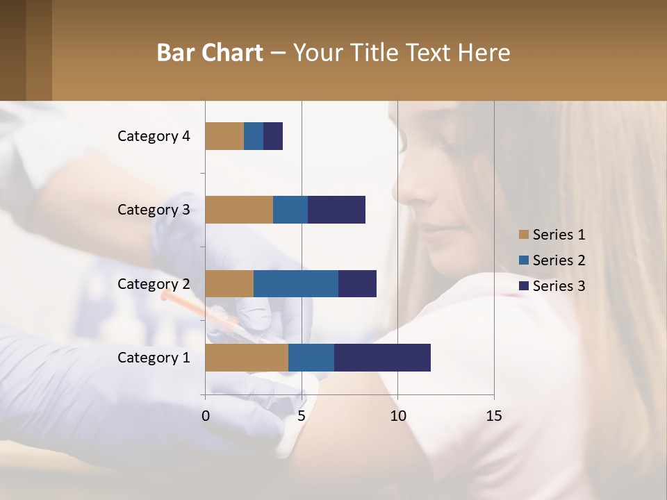 A Little Girl Getting Her Teeth Checked By A Dentist PowerPoint Template