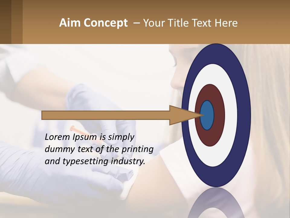 A Little Girl Getting Her Teeth Checked By A Dentist PowerPoint Template