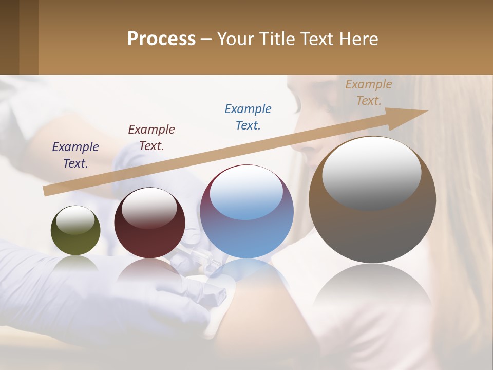 A Little Girl Getting Her Teeth Checked By A Dentist PowerPoint Template