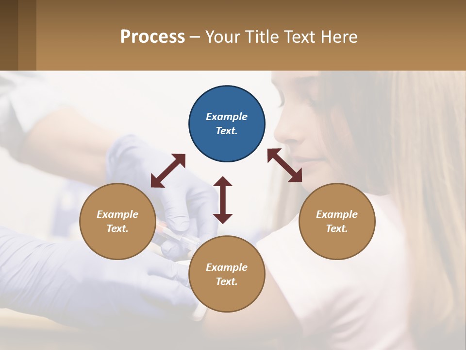 A Little Girl Getting Her Teeth Checked By A Dentist PowerPoint Template