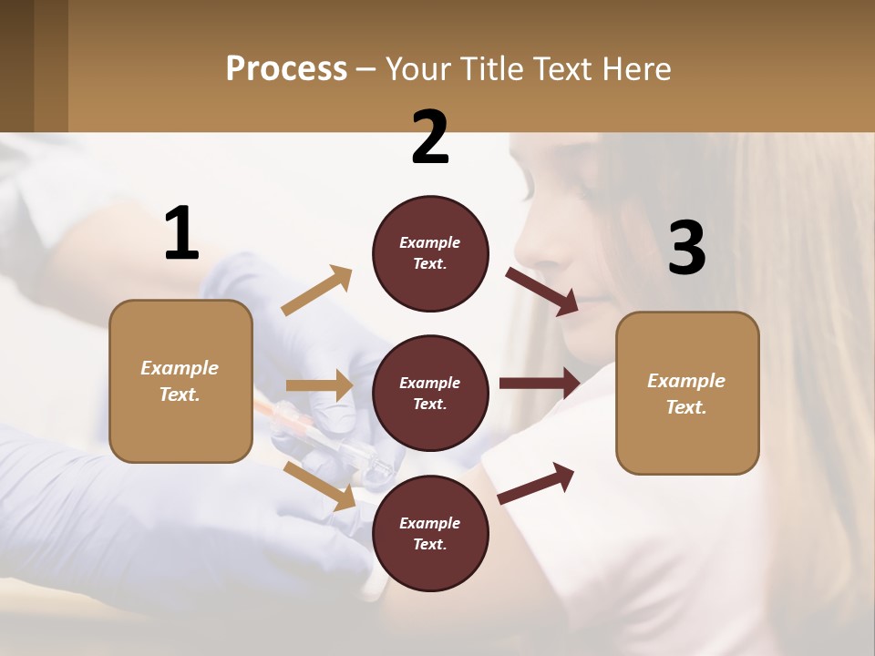 A Little Girl Getting Her Teeth Checked By A Dentist PowerPoint Template