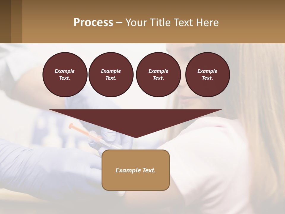 A Little Girl Getting Her Teeth Checked By A Dentist PowerPoint Template