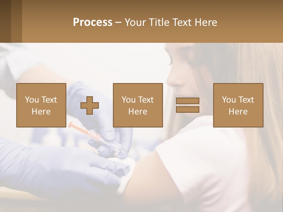 A Little Girl Getting Her Teeth Checked By A Dentist PowerPoint Template
