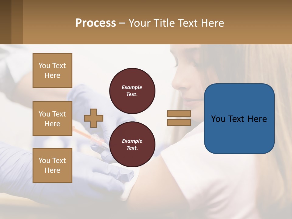 A Little Girl Getting Her Teeth Checked By A Dentist PowerPoint Template