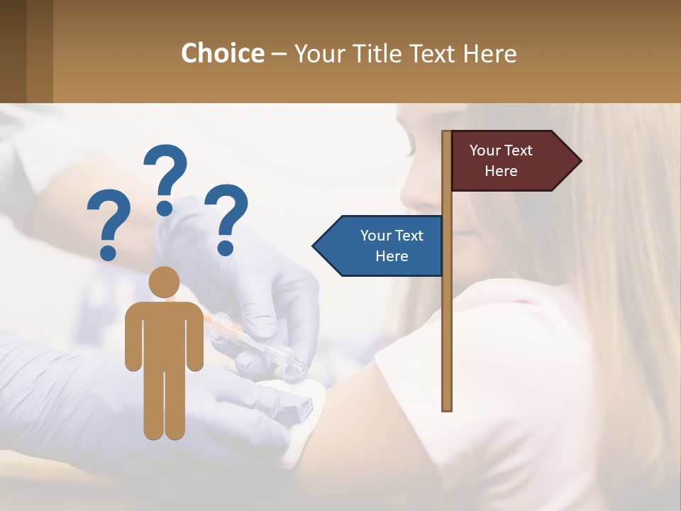 A Little Girl Getting Her Teeth Checked By A Dentist PowerPoint Template