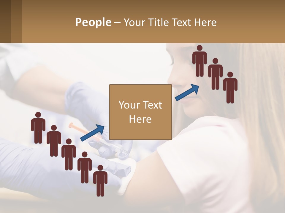 A Little Girl Getting Her Teeth Checked By A Dentist PowerPoint Template