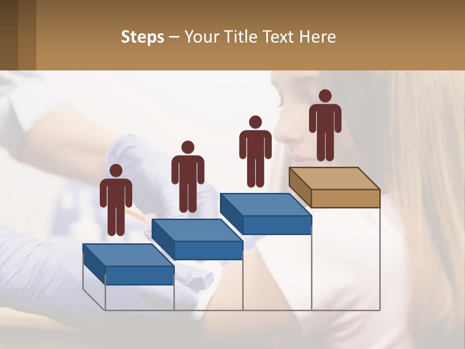 A Little Girl Getting Her Teeth Checked By A Dentist PowerPoint Template