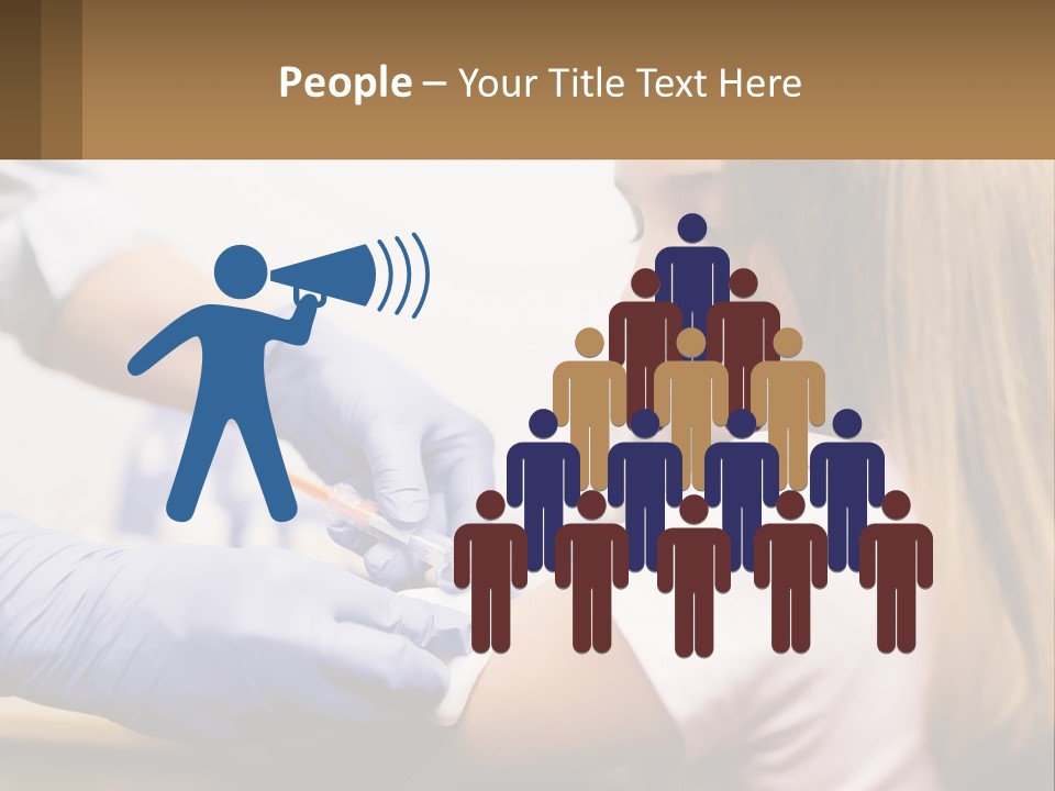 A Little Girl Getting Her Teeth Checked By A Dentist PowerPoint Template