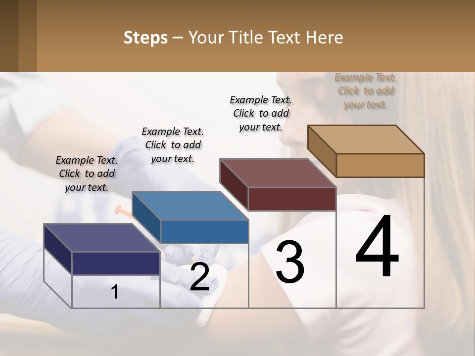 A Little Girl Getting Her Teeth Checked By A Dentist PowerPoint Template