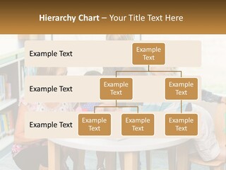 A Group Of Children Sitting Around A Table PowerPoint Template