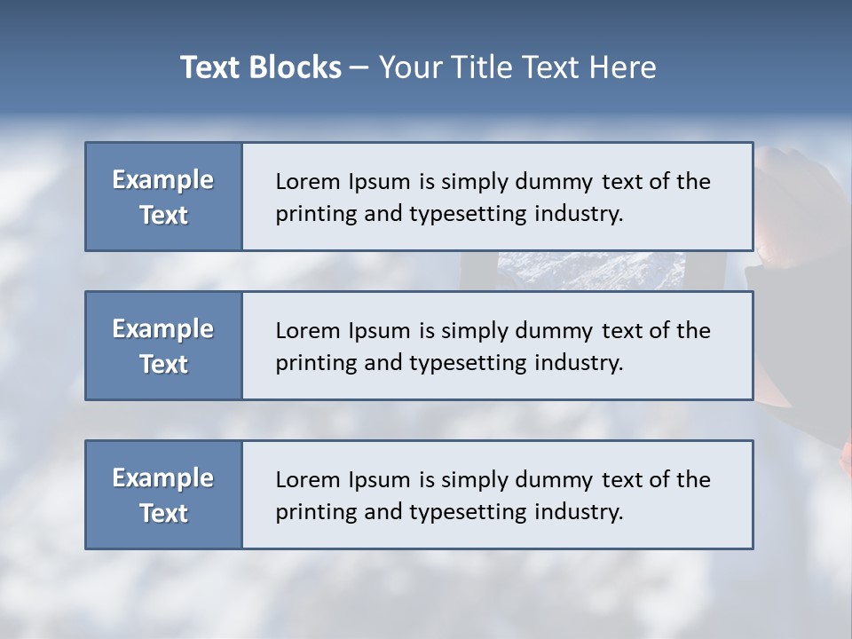 A Person Taking A Picture Of A Mountain With A Cell Phone PowerPoint Template