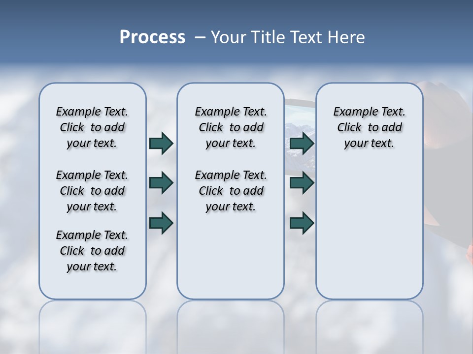 A Person Taking A Picture Of A Mountain With A Cell Phone PowerPoint Template