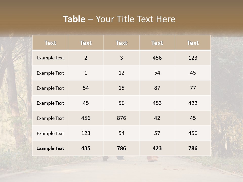 A Man And Woman Walking Down A Road Holding Hands PowerPoint Template