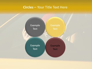 A Woman Driving A Car With A Cell Phone In Her Hand PowerPoint Template