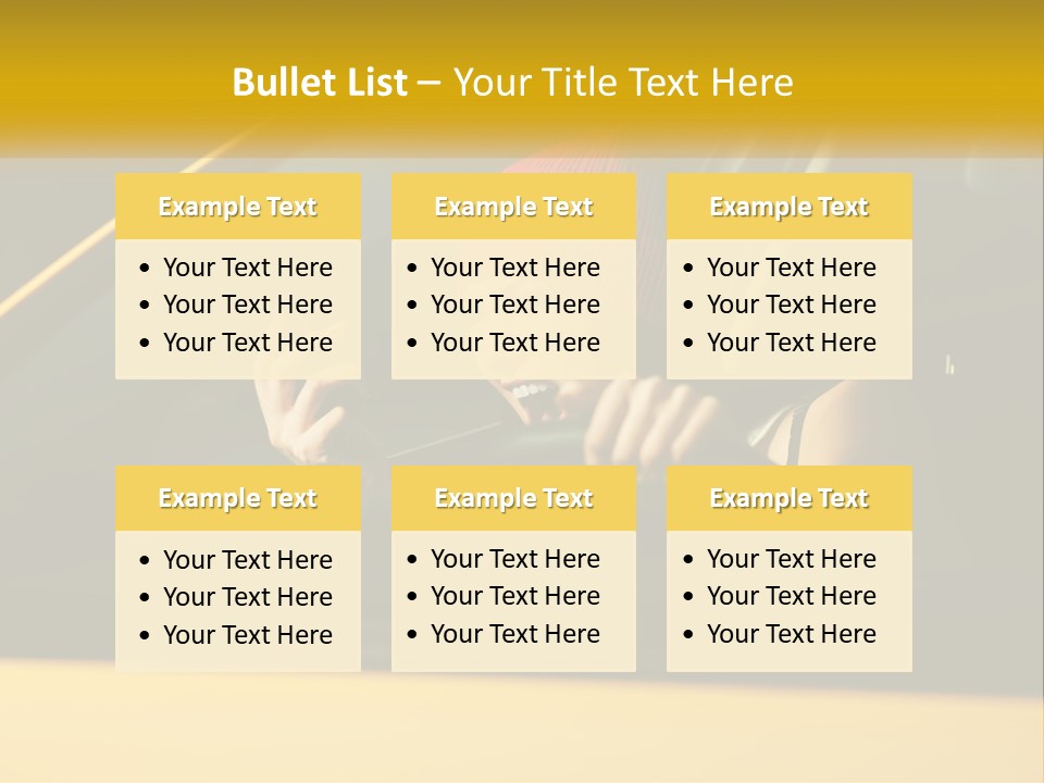 A Woman Driving A Car With A Cell Phone In Her Hand PowerPoint Template